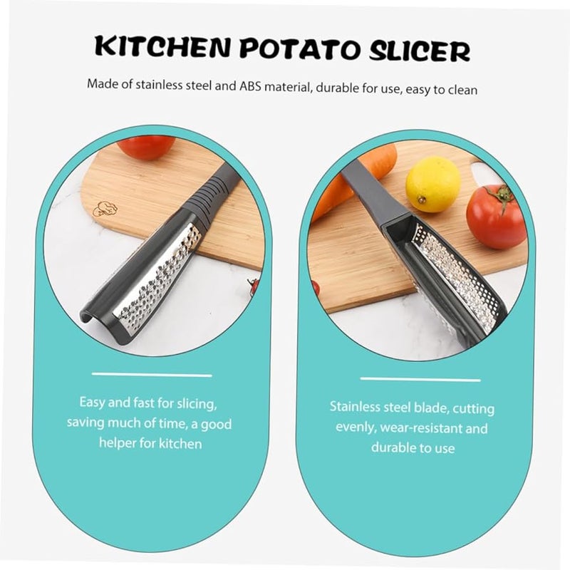 Manual Vegetable Grater Multifunctional Kitchen Slicer Stainless Steel Construction for Potato Fruits - Image 5